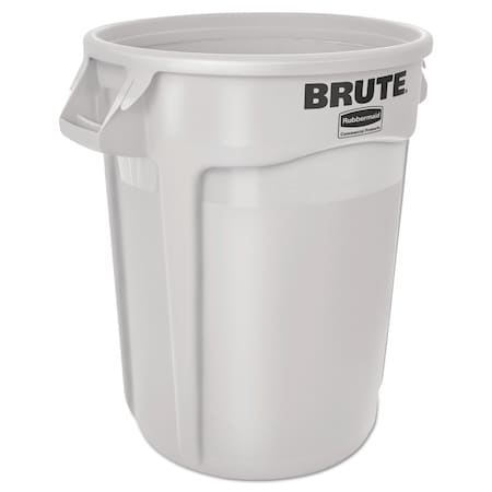Rubbermaid Commercial 10 gal. Round Trash Can FG261000WHT